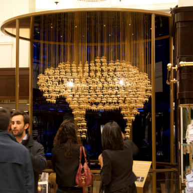 Golden Fleece exhibited at Milan Salone
