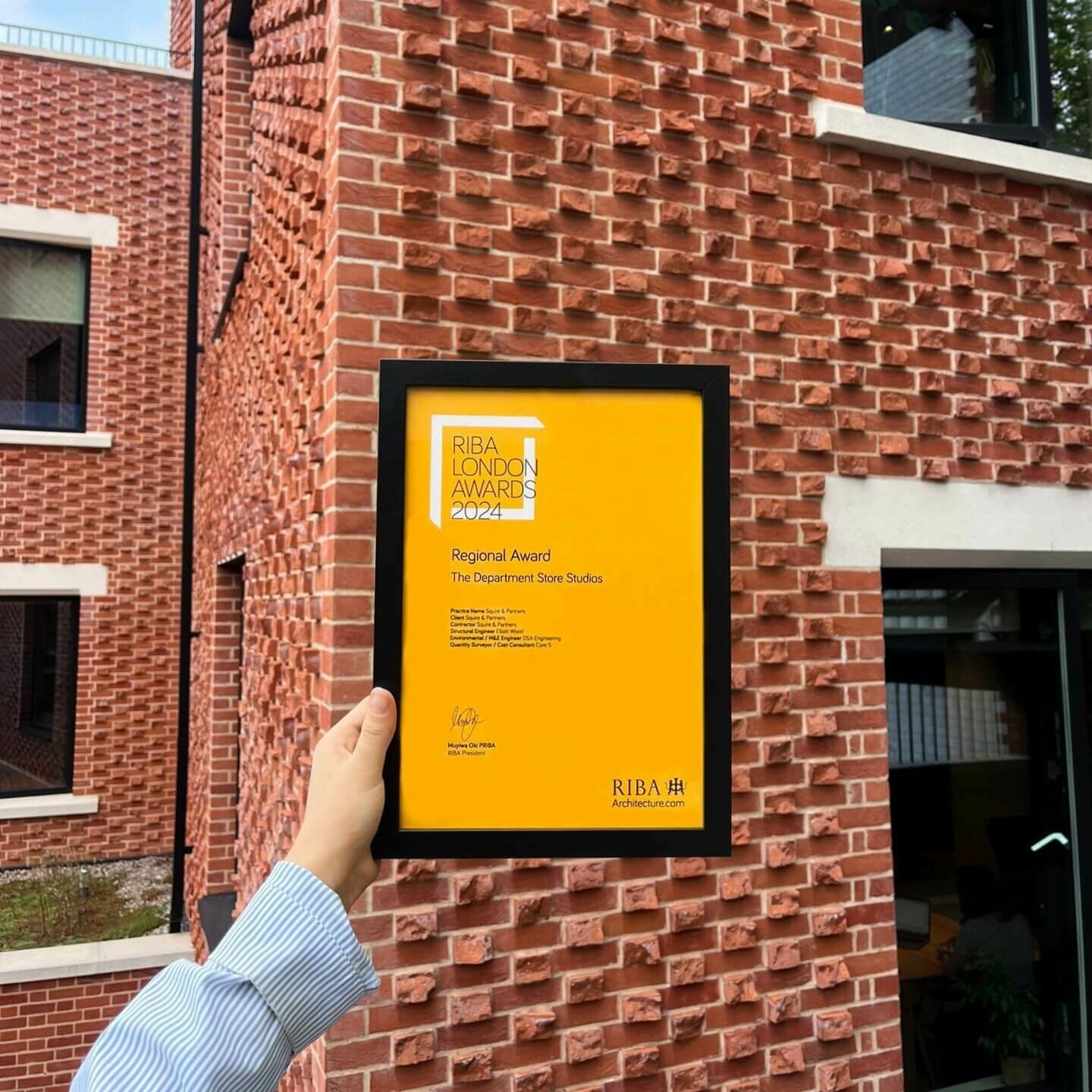 RIBA Awards: The Department Store Studios Winner