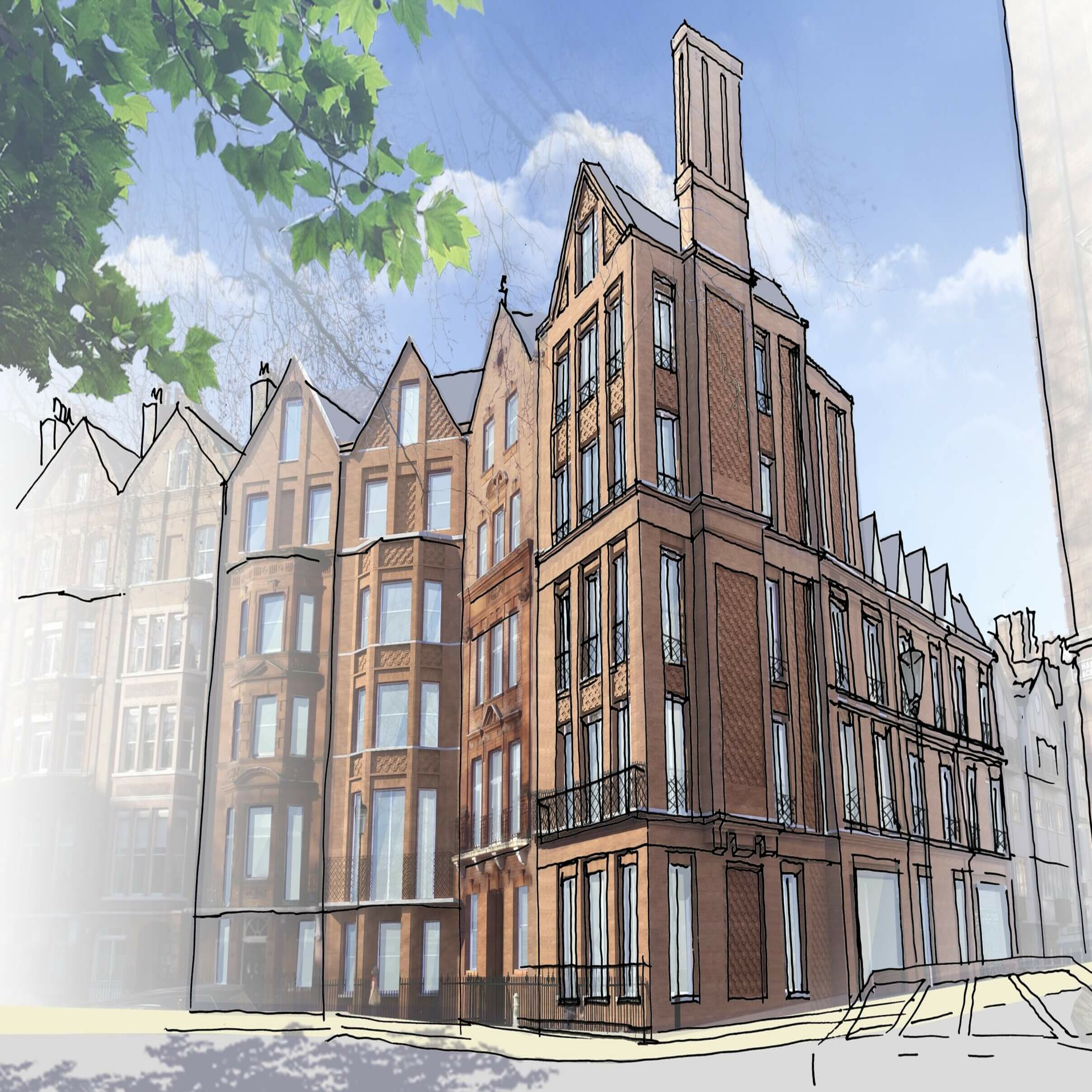 Hans Place Brickwork – Squire & Partners