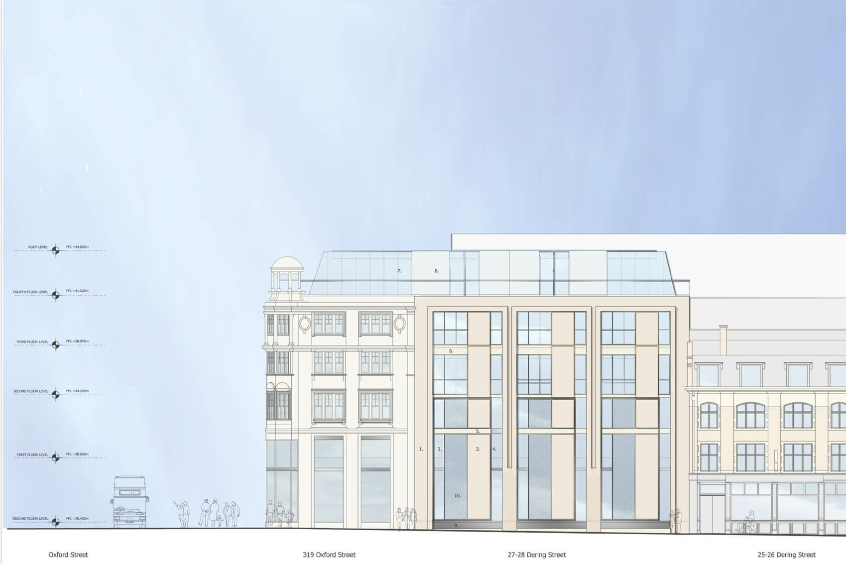 Dering Street and Oxford Street – Squire & Partners