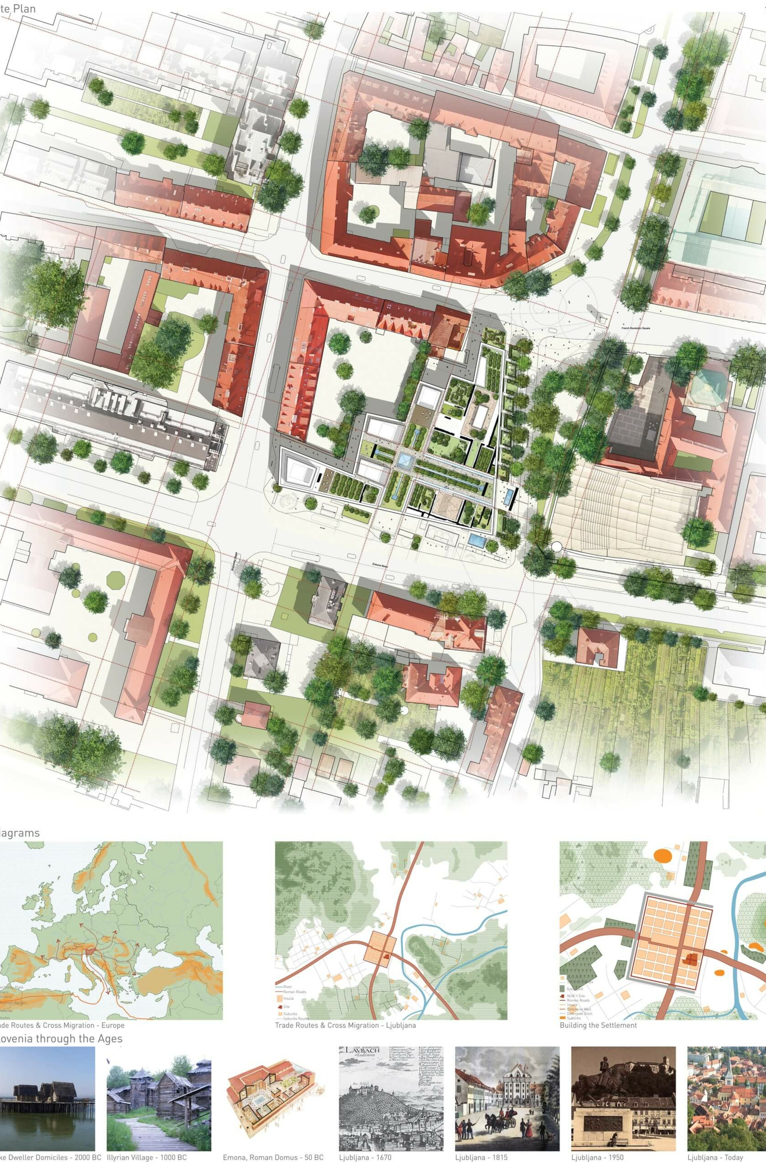 Ljubljana National Library Competition – Squire & Partners
