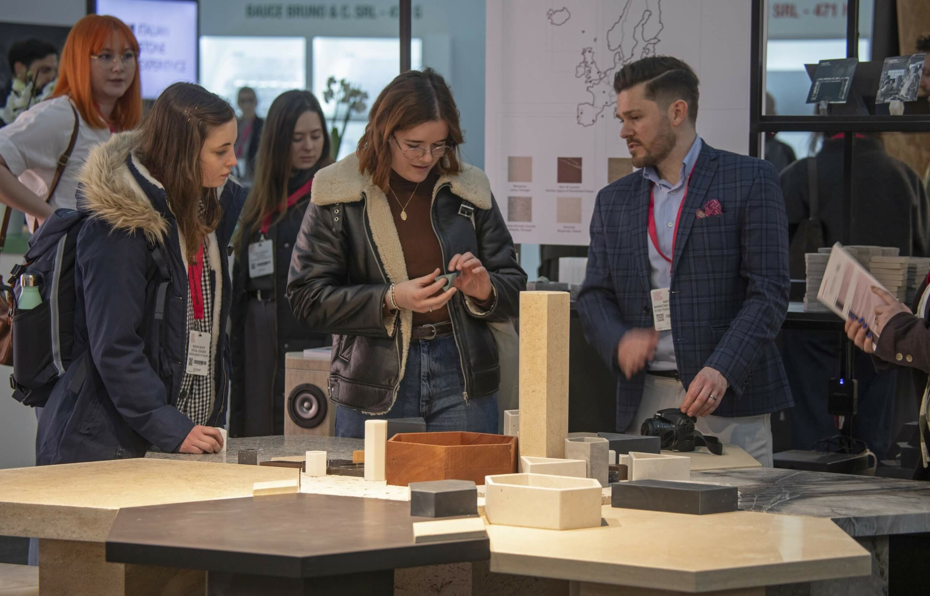 Stone Tapestry, Surface Design Show 2025 – Squire & Partners