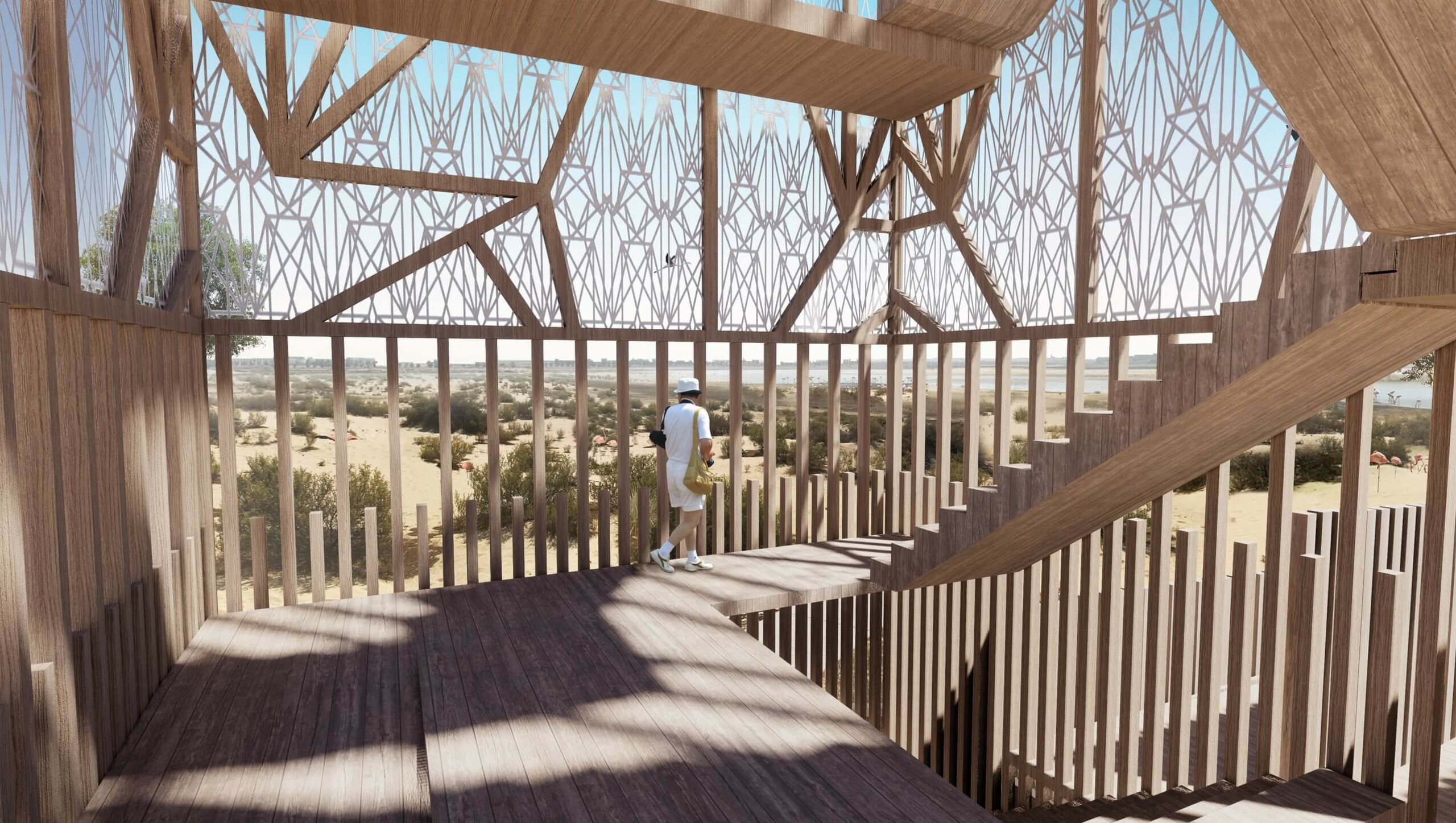 'Framingo': Flamingo Observation Tower Competition – Squire & Partners