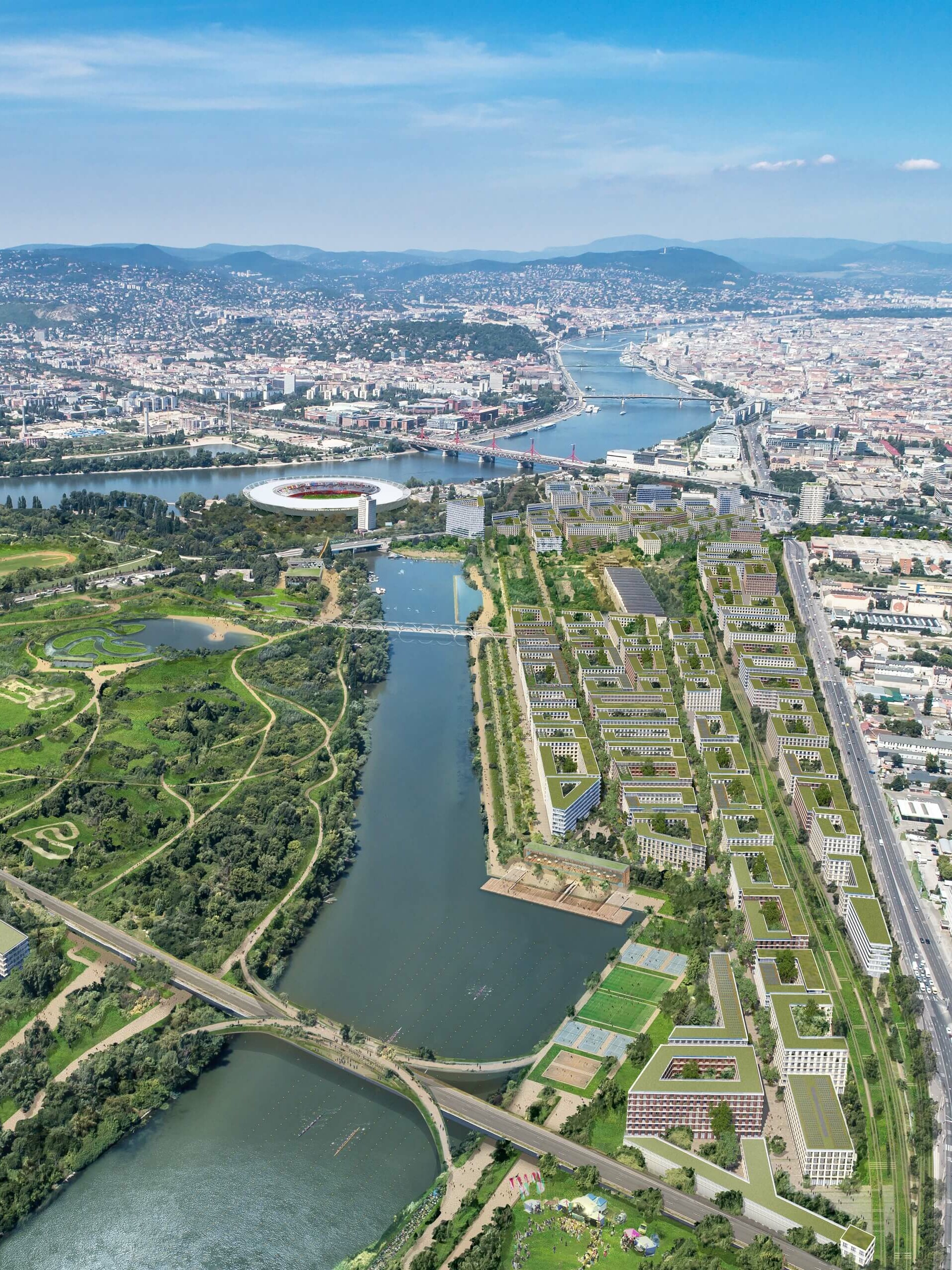 Budapest South Gate Masterplan Competition – Squire & Partners