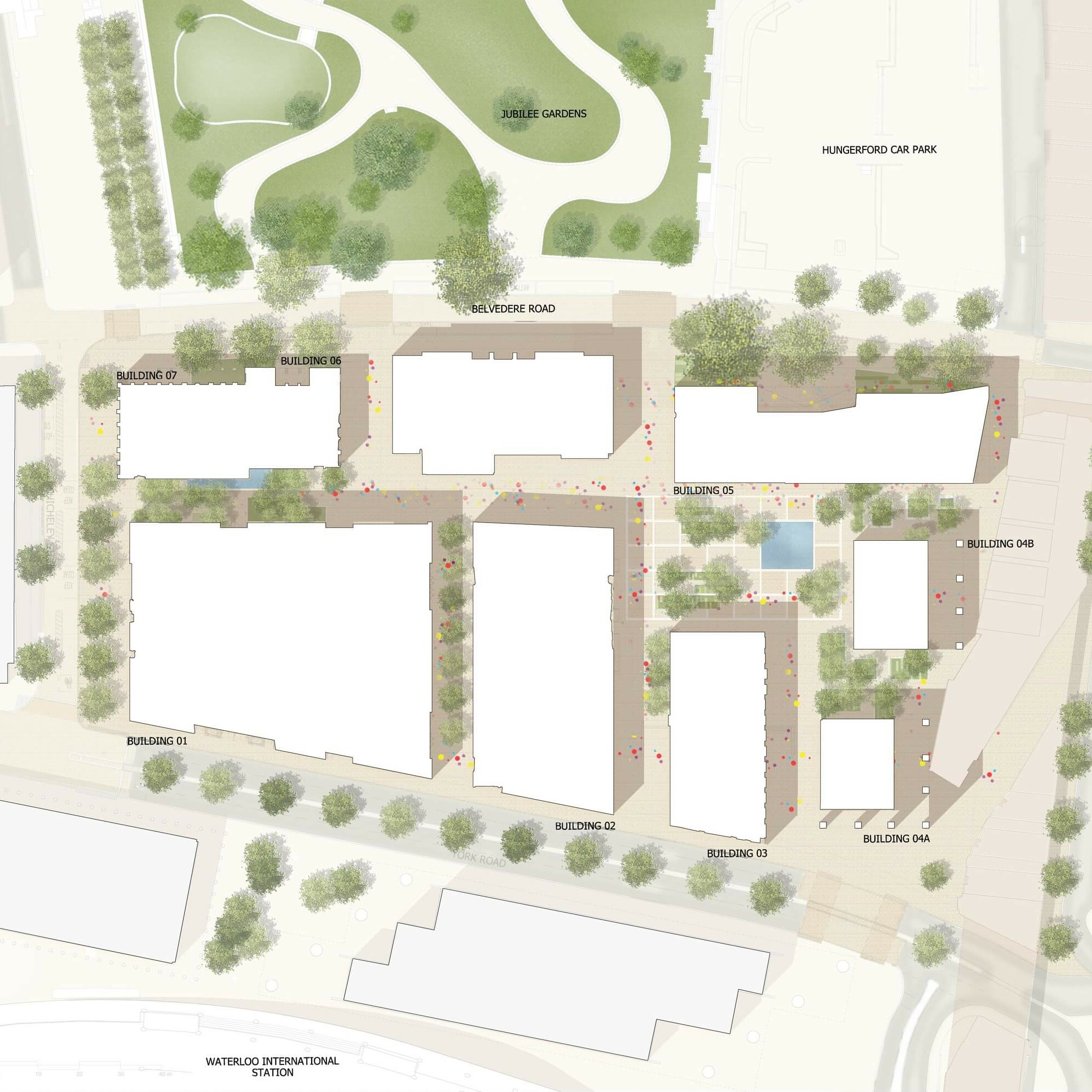 One and Thirty Casson Square, Southbank Place – Squire & Partners