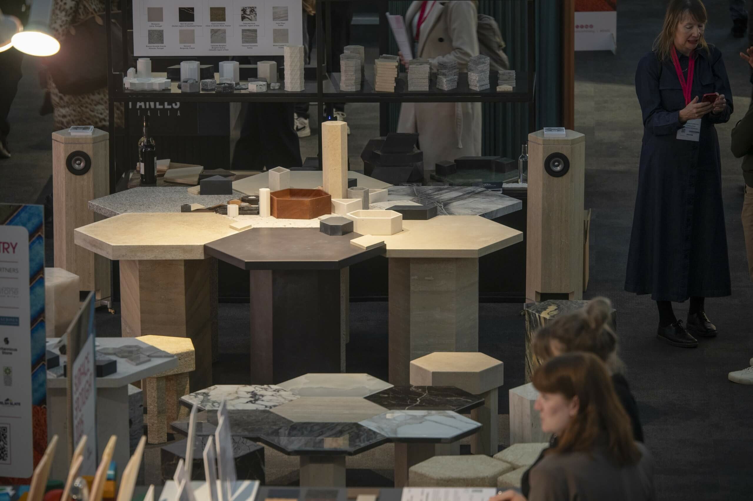 Stone Tapestry, Surface Design Show 2025 – Squire & Partners