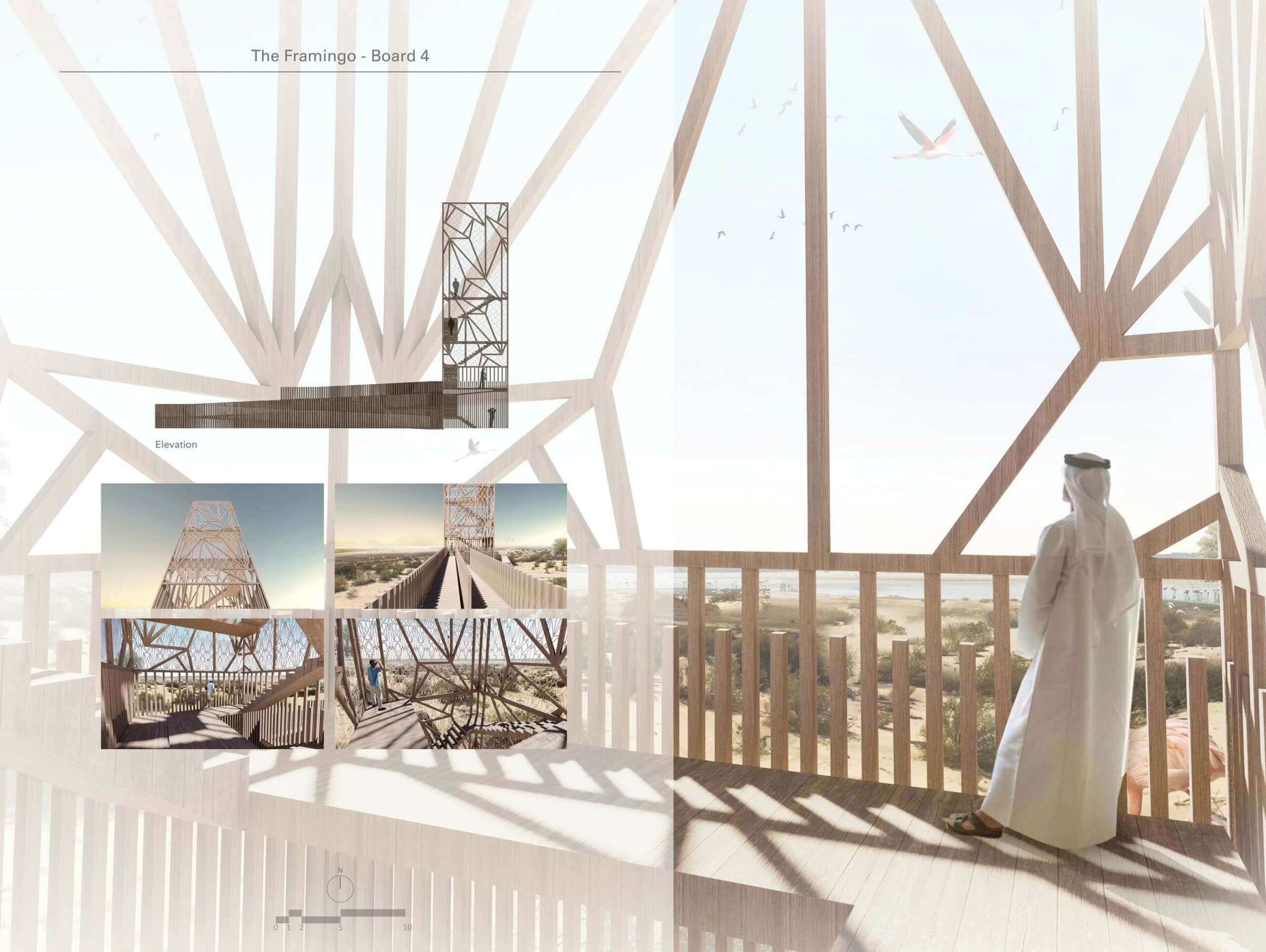 'Framingo': Flamingo Observation Tower Competition – Squire & Partners