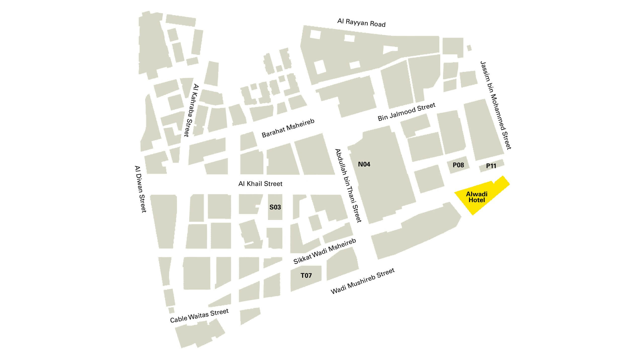 Alwadi Hotel, Msheireb Downtown Doha – Squire & Partners