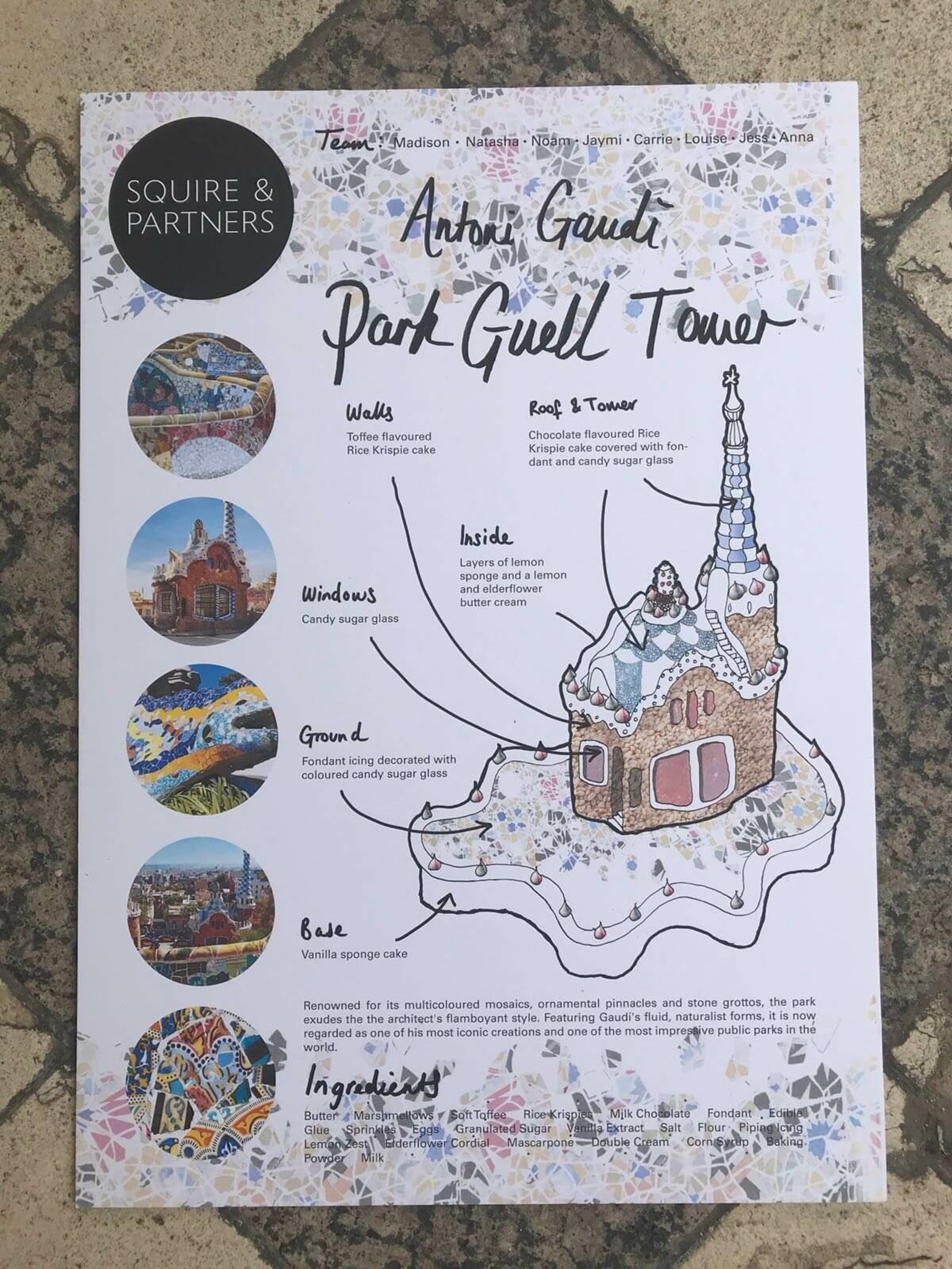 Great Architectural Bake Off 2018: Park Guell – Squire & Partners