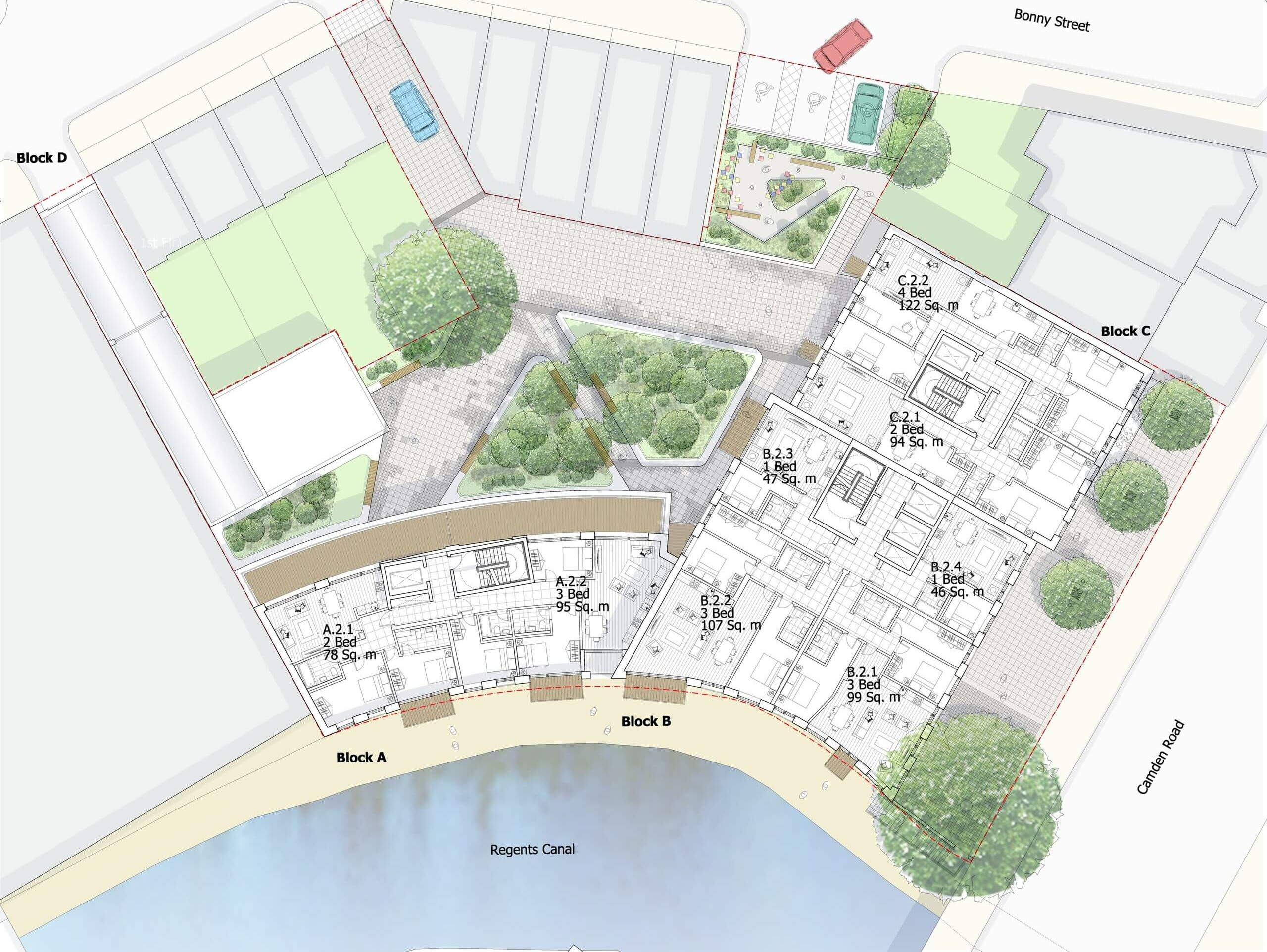 Regent Canalside Affordable Housing – Squire & Partners