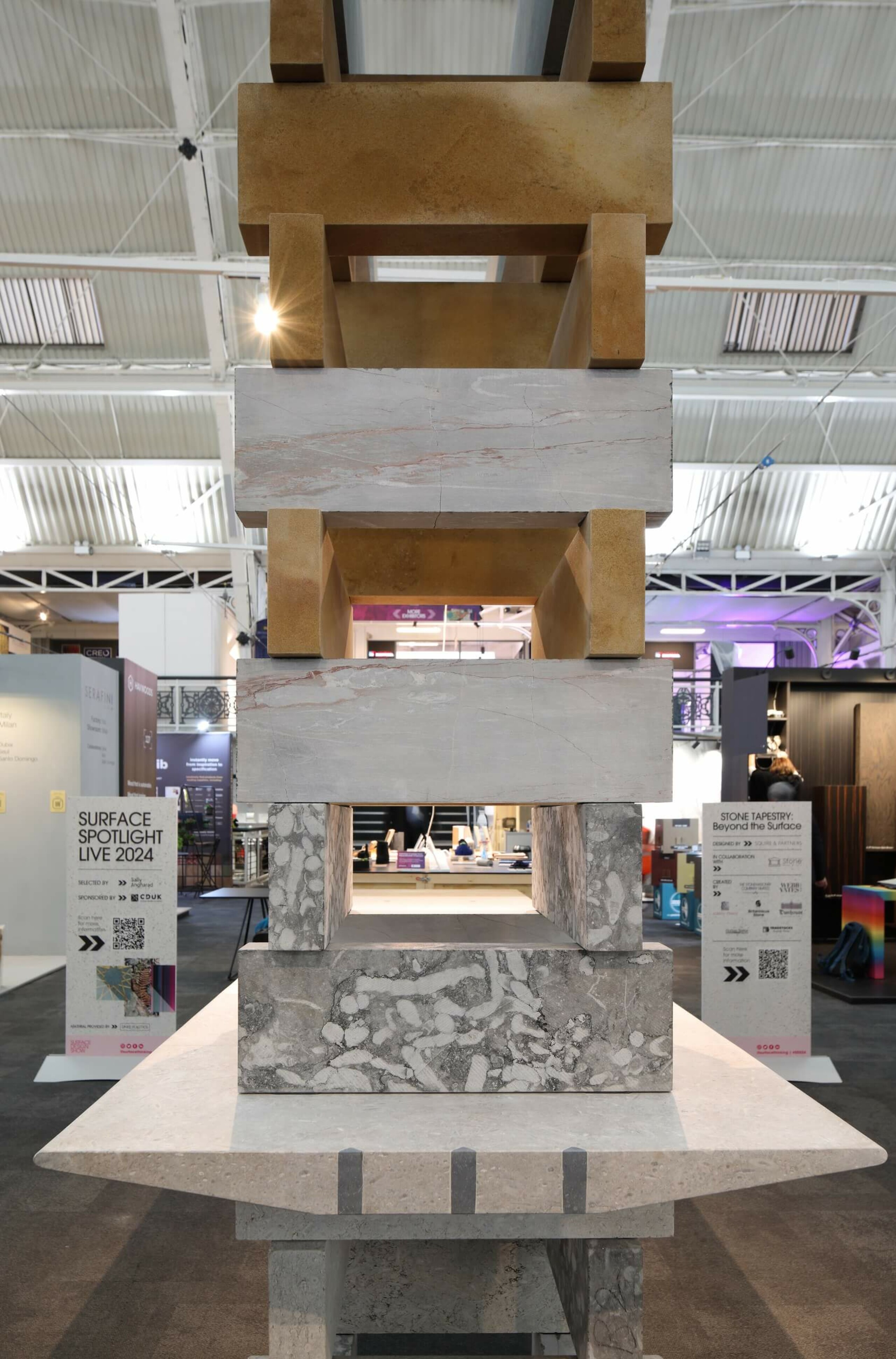 Stone Tapestry, Surface Design Show 2024 – Squire & Partners