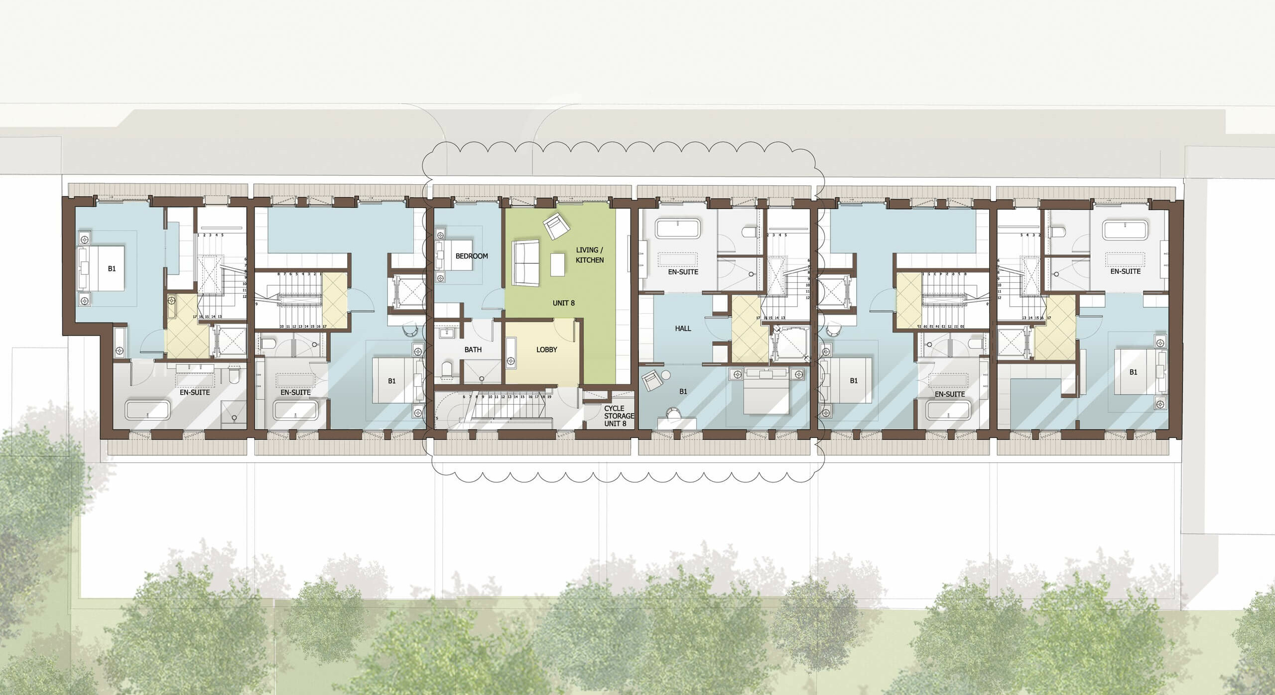 Knighton Place, Yeomans Row – Squire & Partners