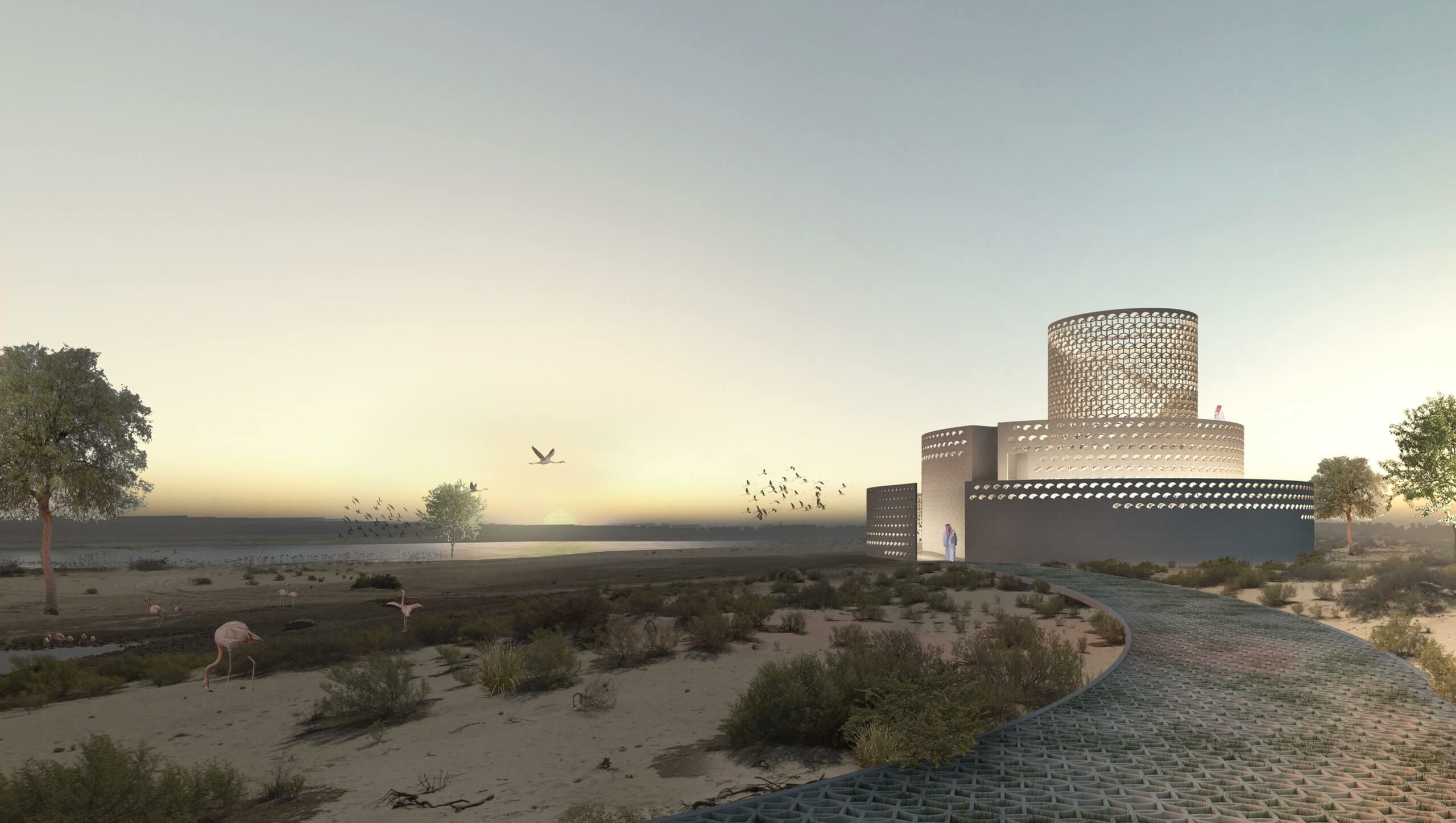 Sand Tower: Flamingo Observation Tower Competition – Squire & Partners