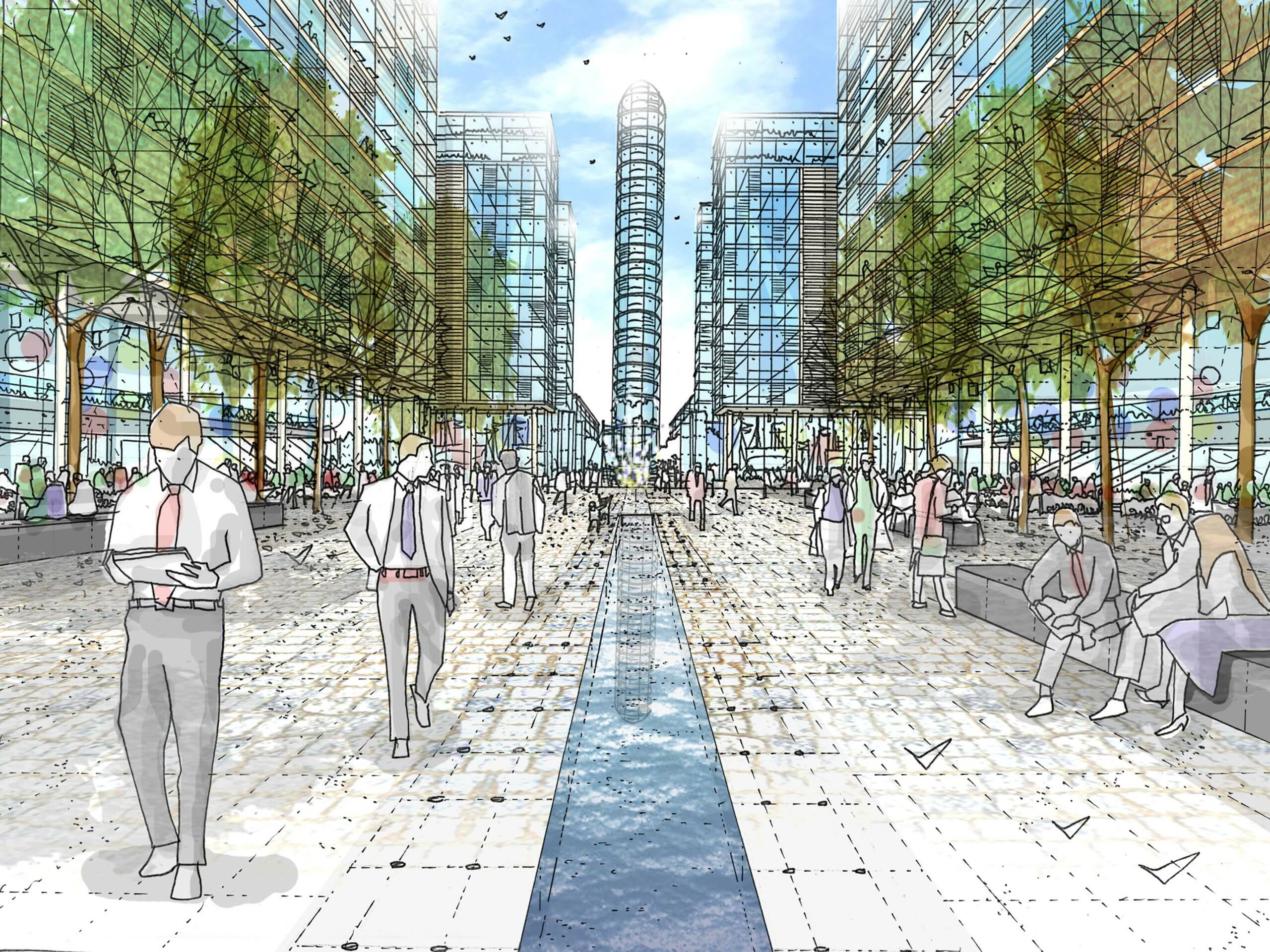 Wood Wharf Competition – Squire & Partners