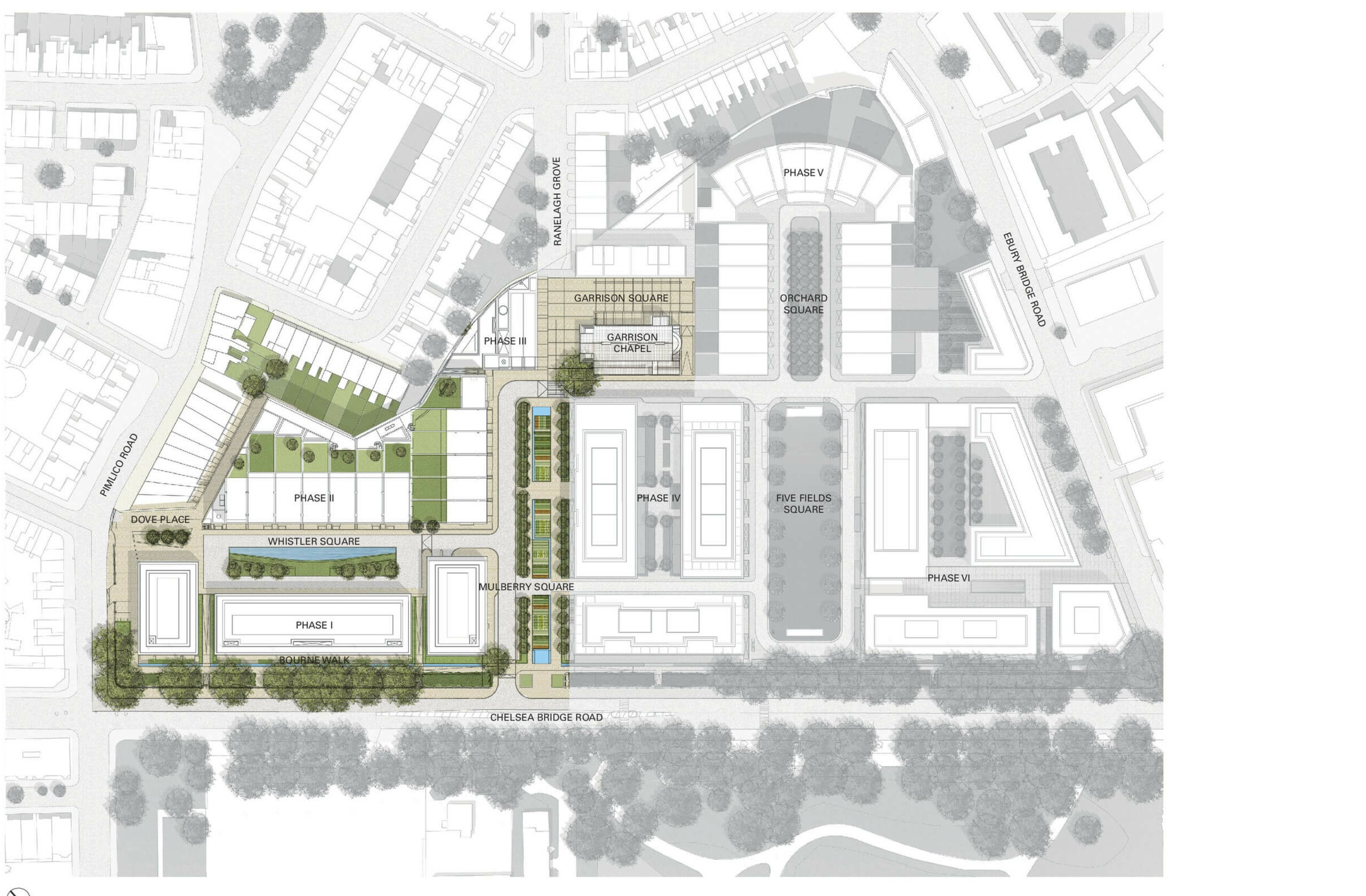Chelsea Barracks Masterplan – Squire & Partners