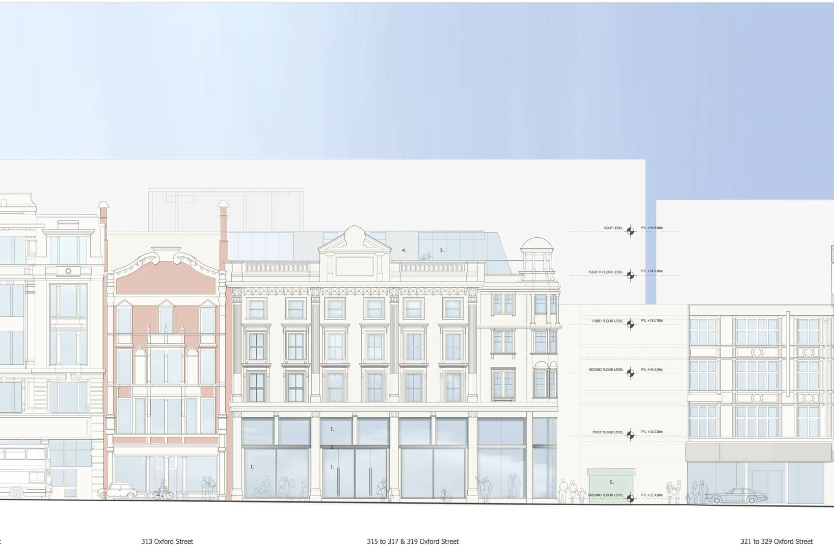 Dering Street and Oxford Street – Squire & Partners