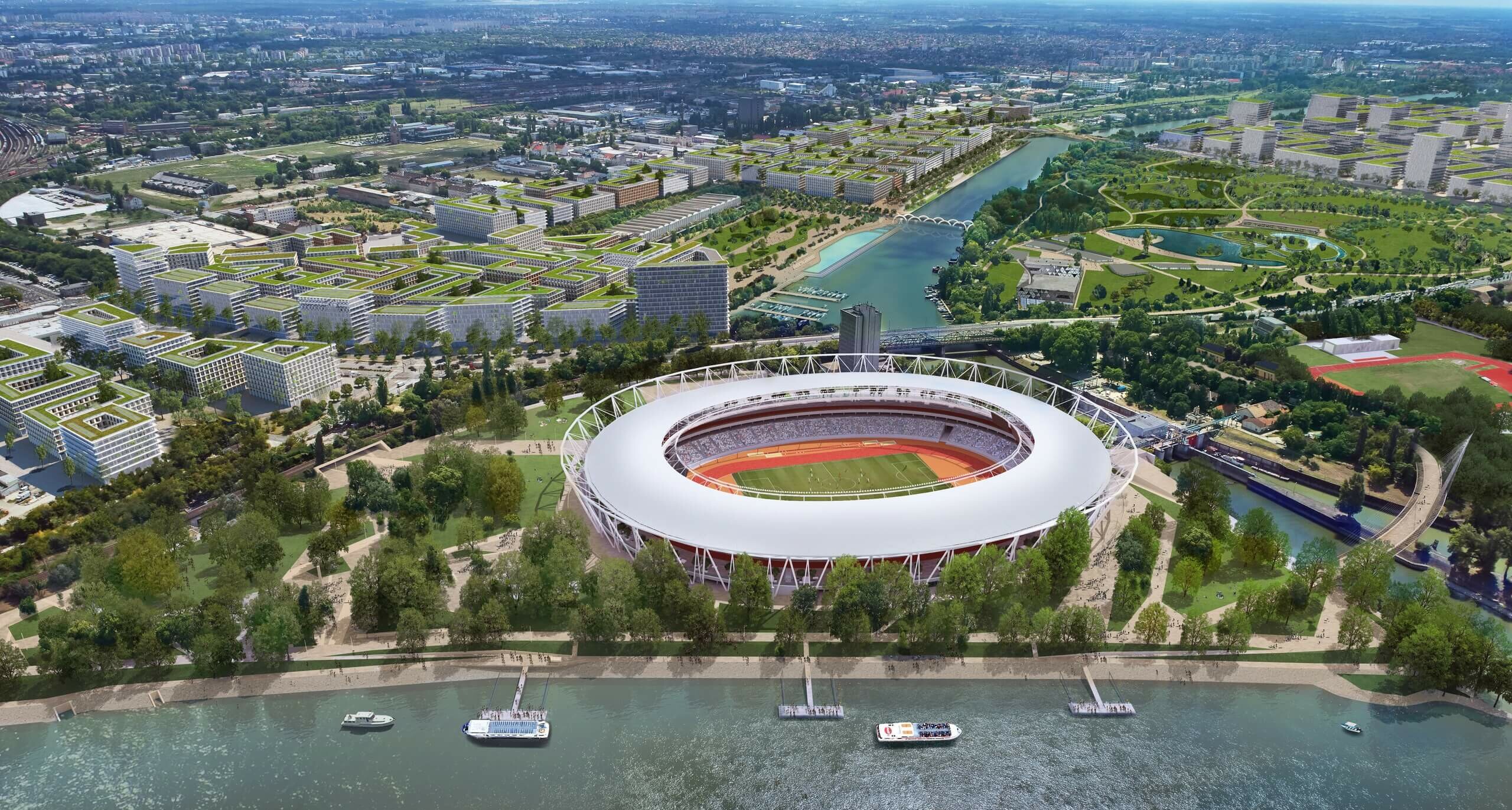Budapest South Gate Masterplan Competition – Squire & Partners