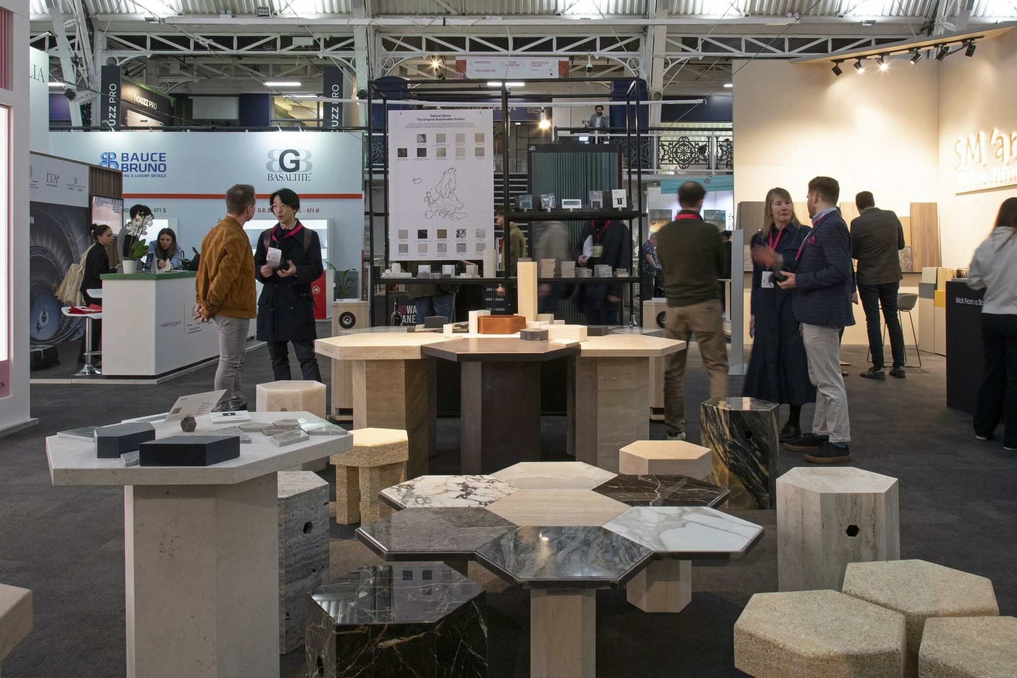 Stone Tapestry, Surface Design Show 2025 – Squire & Partners